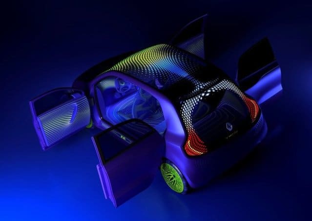 Renault Twin Z koltuk ve iç mekan ayrıntıları