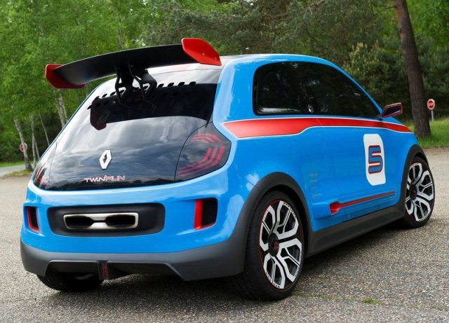 Renault Twin Run arka üç çeyrek görünümü