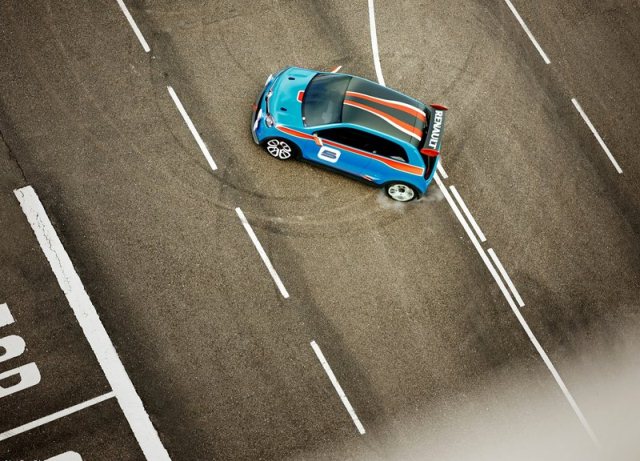 Renault Twin Run üstten pist görünümü
