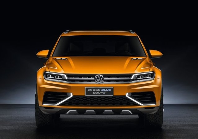 Volkswagen CrossBlue Coupe önden görünüm