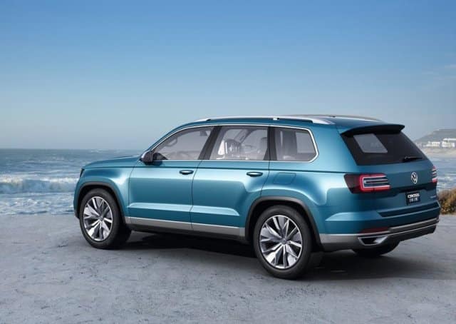 Volkswagen CrossBlue konsepti ön üç çeyrek görünüm