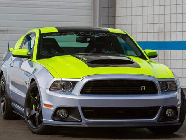 Roush Stage 3 Mustang önden üç çeyrek görünüm