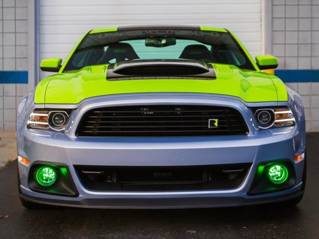 Roush Stage 3 Mustang kaput ve ön bölüm