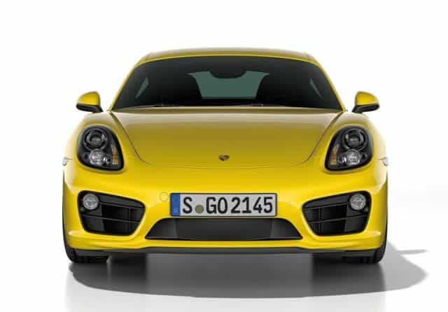 Porsche Cayman ön tasarımı