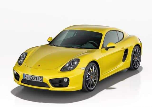 Porsche Cayman önden görünümü