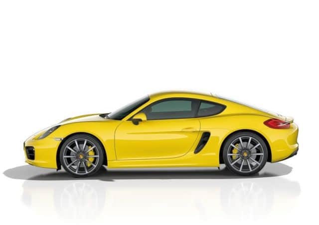 Porsche Cayman yan profili