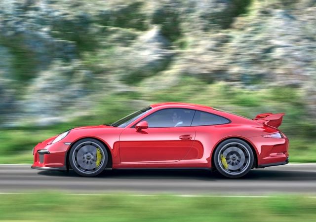 Porsche 911 GT3 yan profil