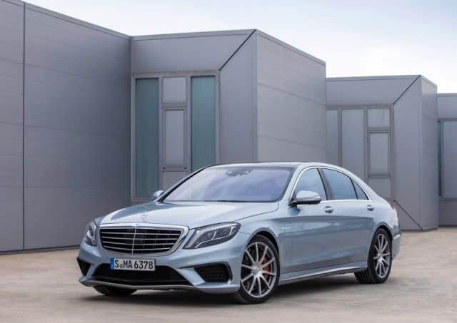 Mercedes-Benz S 63 AMG farlar ve ön profil