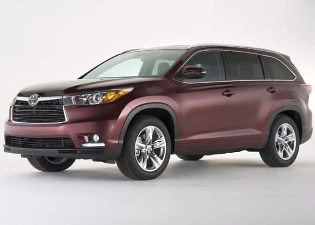2014 Toyota Highlander önden görünüm