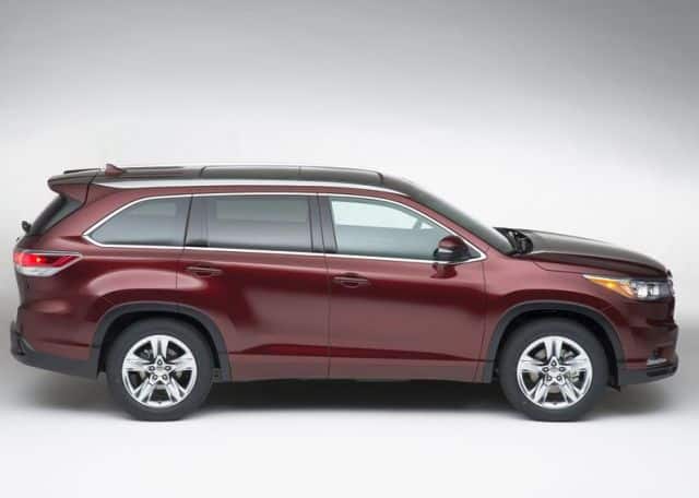 Toyota Highlander yan profil