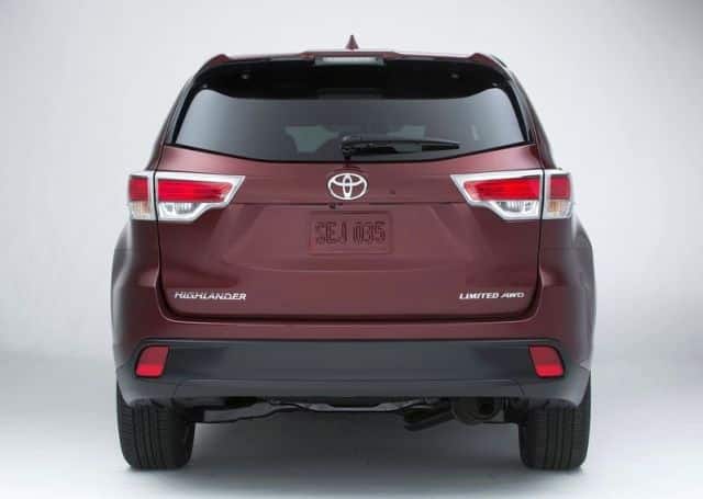 Toyota Highlander arka tasarım