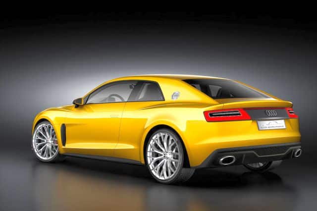 Audi Sport quattro konsept otomobil arka görünüm