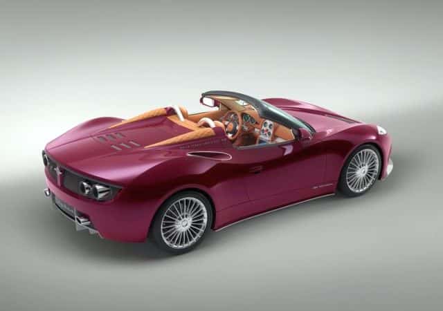Spyker Venator Spyder Concept arka bölüm ayrıntısı