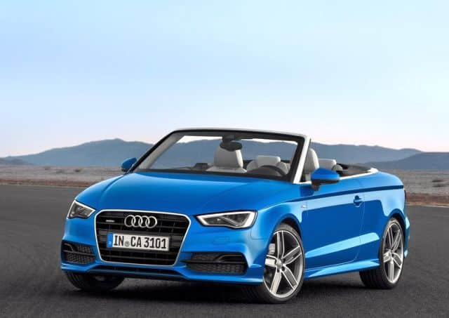 Audi A3 Cabriolet ön üç çeyrek görünüm