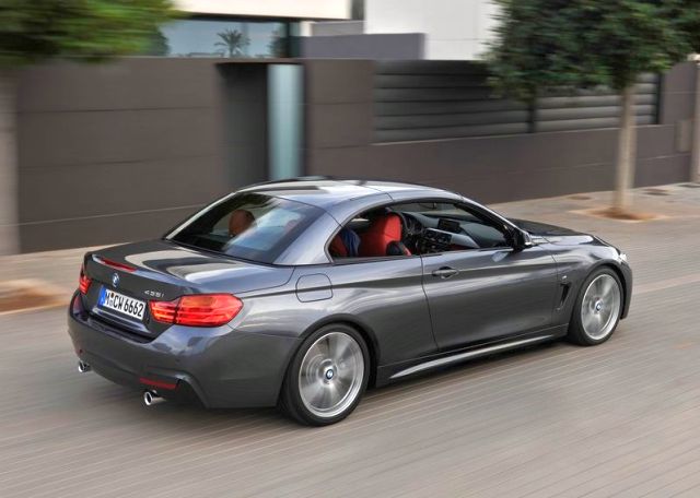 BMW 4 Serisi Cabrio arka üç çeyrek görünüm