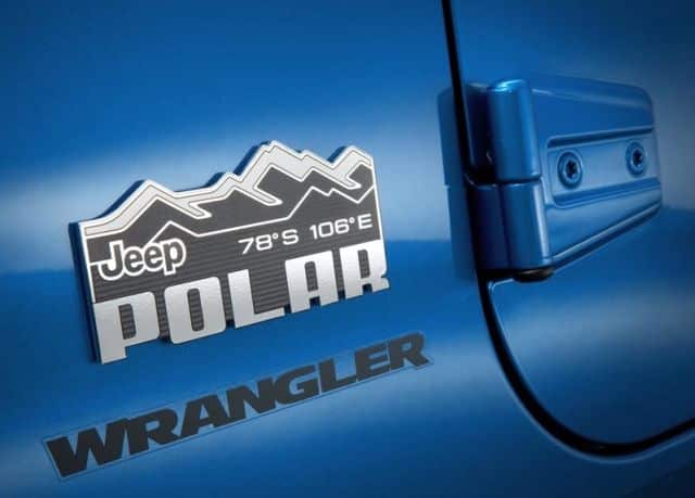 Wrangler Polar özel seri logosu