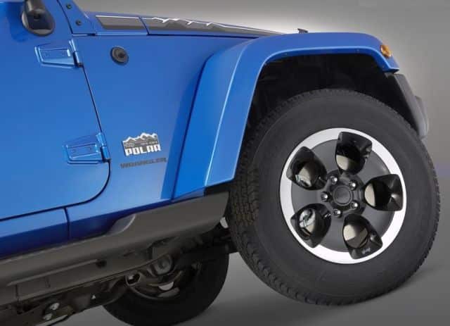 Wrangler Polar parlak siyah alaşım jantı