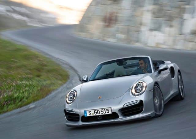 2014 Porsche 911 Turbo Cabrio otomobil arşiv görseli