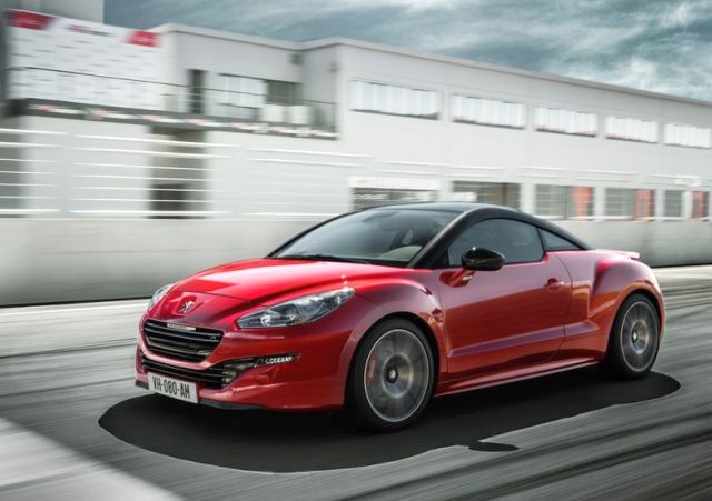 RCZ R mat siyah tavan kemerleri