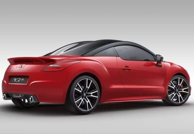 RCZ R sabit arka spoyler görünümü