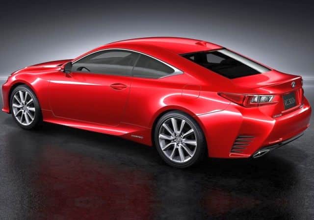 Lexus RC yan profil