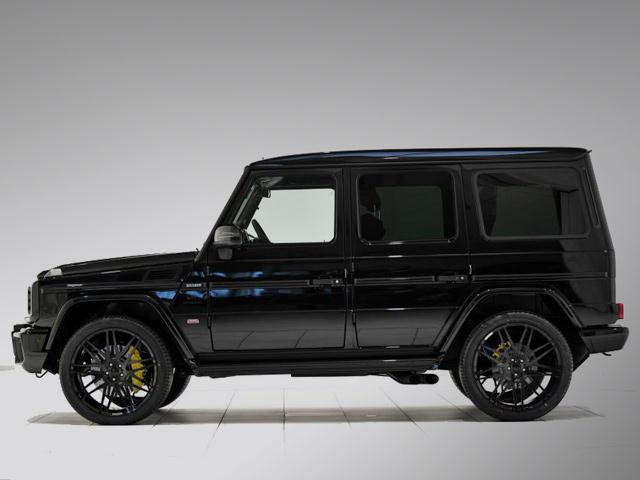 Siyah BRABUS G 63 AMG yan profil
