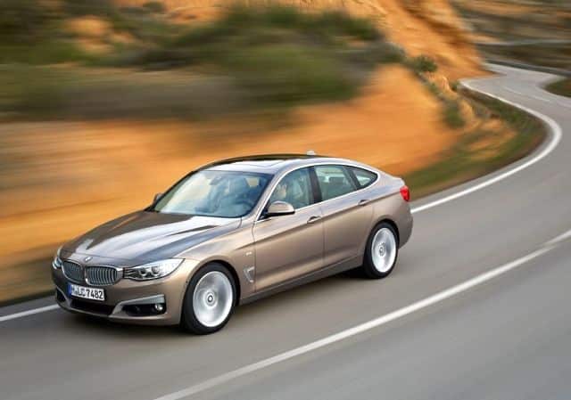 BMW 3 Series Gran Turismo ön bölüm ve yan profil