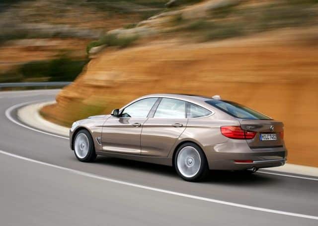 BMW 3 Series Gran Turismo arka üç çeyrek tasarımı