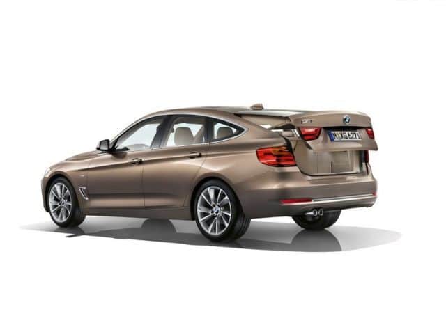 BMW 3 Series Gran Turismo arka ve yan profil görünümü