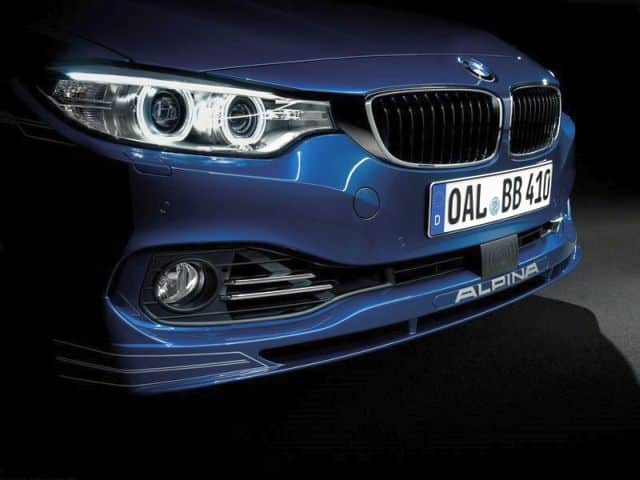 ALPINA B4 Bi-Turbo Coupé ön yan görünümü