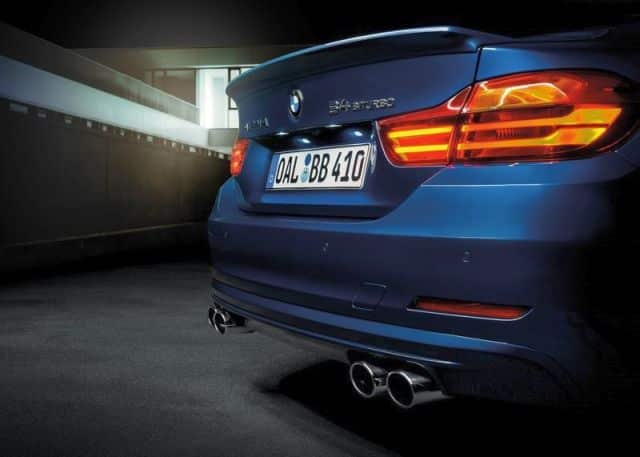 ALPINA B4 Bi-Turbo Coupé arka üç çeyrek görünümü