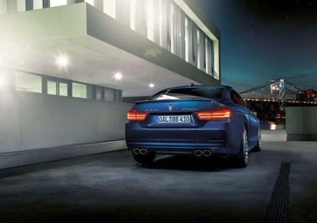 ALPINA B4 Bi-Turbo Coupé arka yan görünümü