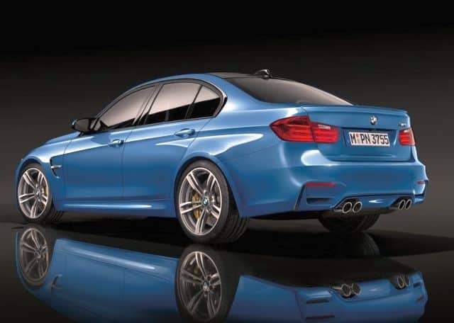 BMW M3 F80 arka görünüm