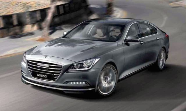 Hyundai Genesis ön tampon ve ızgara ayrıntısı