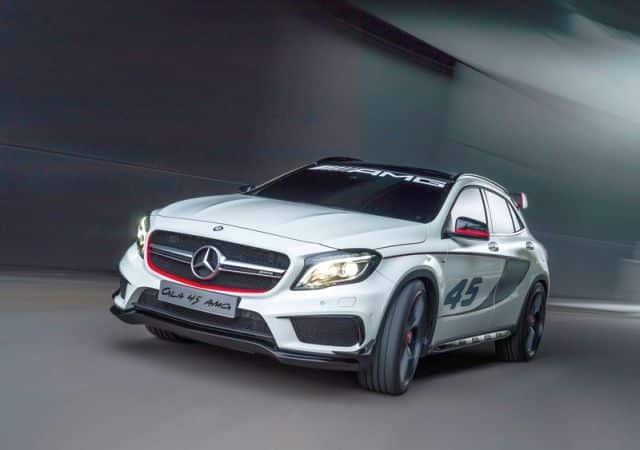 Concept GLA 45 AMG ön üç çeyrek görünümü