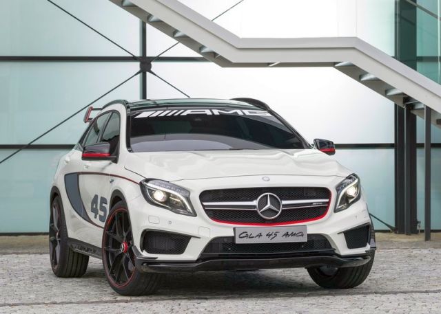 Concept GLA 45 AMG kırmızı ön tasarım ayrıntıları