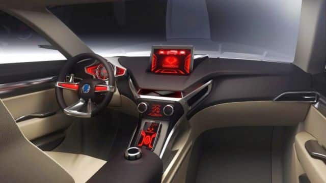 SsangYong SIV-1 Concept dört koltuklu iç mekânı