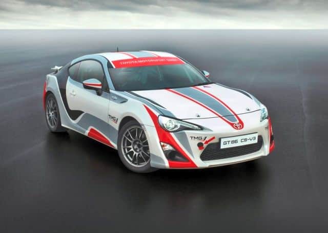 GT86 CS-V3 önden yüksek açı görünümü