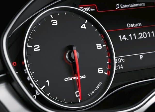 A6 allroad gösterge paneli ve multimedya ekranı