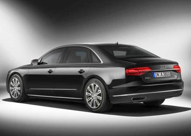 Audi A8 L Security arka görünümü