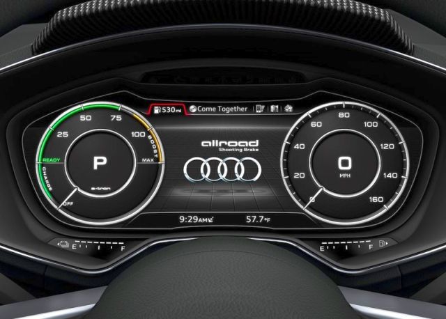 Audi dijital gösterge paneli