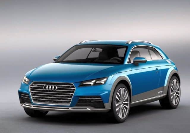 Audi allroad shooting brake önden üç çeyrek görünüm