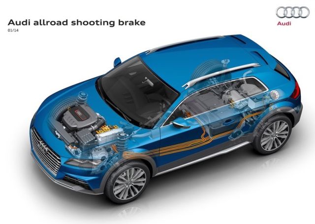 Audi konsept otomobili ön cephe