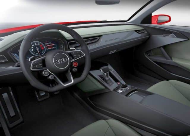 Audi lazer far konsepti iç mekanı