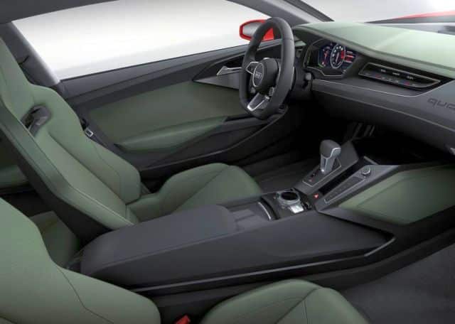 Audi Sport quattro konsepti spor koltukları