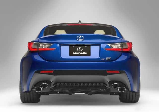 Lexus RC F arka tasarımı