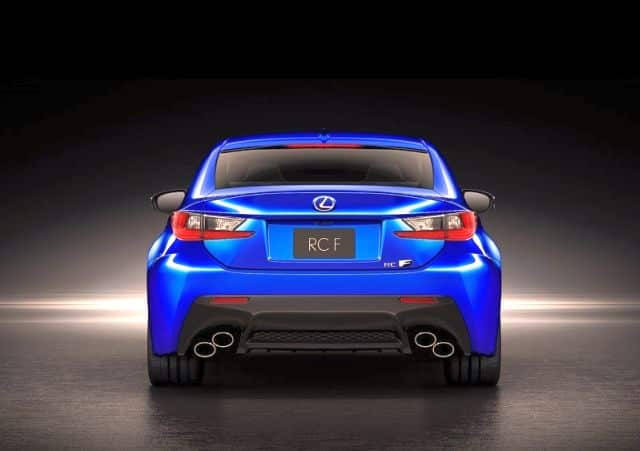 Lexus RC F aktif arka kanat