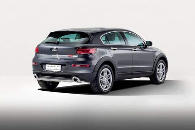Qoros 3 Cross Hybrid konsepti arka görünümü