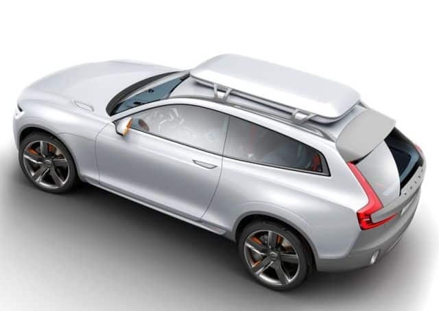 Volvo XC Coupé konseptinin üstten gövde görünümü