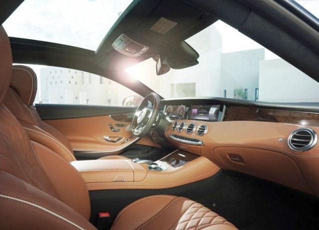 S-Class Coupe iç mekan ve ön koltuklar